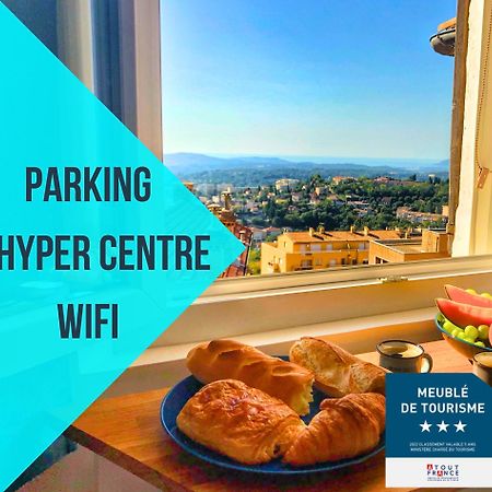 Parking Prive - Vue Mer - Wifi - Centre Historique Grasse Dış mekan fotoğraf