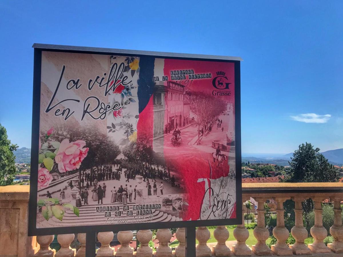 Parking Prive - Vue Mer - Wifi - Centre Historique Grasse Dış mekan fotoğraf