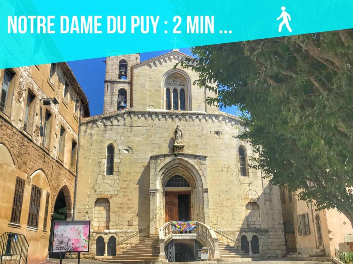 Parking Prive - Vue Mer - Wifi - Centre Historique Grasse Dış mekan fotoğraf